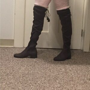 7.5 brown boots wore once